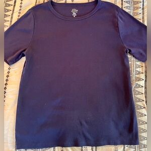 J Crew Navy Tee Shirt